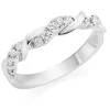 Beaverbrooks Entwine Platinum Diamond 2.5mm Wedding Ring