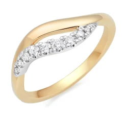 Beaverbrooks Essence 9ct Yellow Gold Diamond Ring
