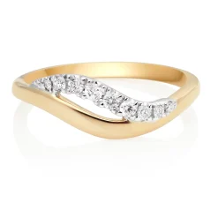 Beaverbrooks Essence 9ct Yellow Gold Diamond Ring
