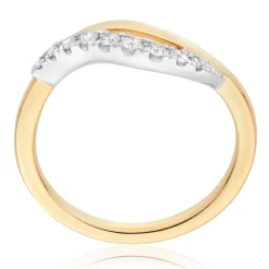 Beaverbrooks Essence 9ct Yellow Gold Diamond Ring