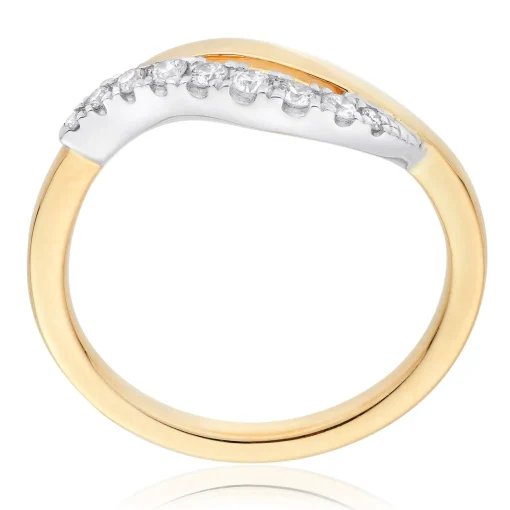 Beaverbrooks Essence 9ct Yellow Gold Diamond Ring