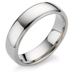 Beaverbrooks Men's Polished Titanium Ring