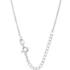 Beaverbrooks Mini B Silver Trace Chain 35cm