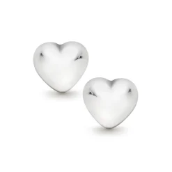 Beaverbrooks Mini B Silver Heart Earrings