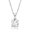 Beaverbrooks Once 18ct White Gold Diamond Pendant