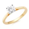 Beaverbrooks Once 18ct Yellow Gold Diamond Solitaire Ring
