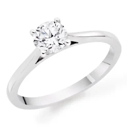 Beaverbrooks Once Platinum Diamond Solitaire Ring