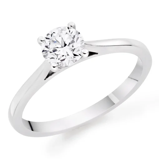 Beaverbrooks Once Platinum Diamond Solitaire Ring