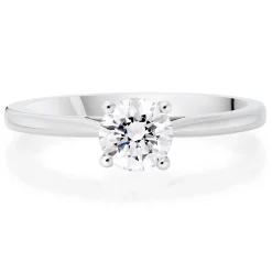 Beaverbrooks Once Platinum Diamond Solitaire Ring