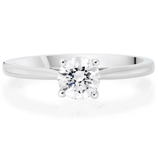 Beaverbrooks Once Platinum Diamond Solitaire Ring