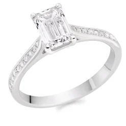 Beaverbrooks Once Platinum Diamond Solitaire Engagement Ring