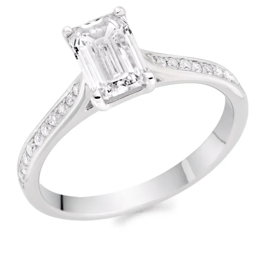Beaverbrooks Once Platinum Diamond Solitaire Engagement Ring