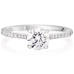 Beaverbrooks Once Platinum Diamond Solitaire Engagement Ring