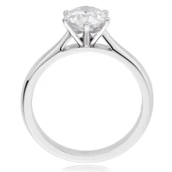 Beaverbrooks Once Platinum Diamond Solitaire Ring
