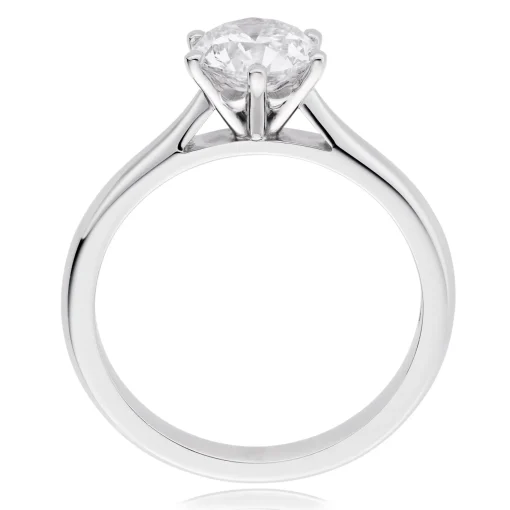 Beaverbrooks Once Platinum Diamond Solitaire Ring