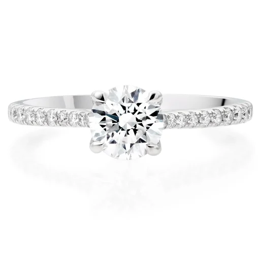 Beaverbrooks Once Platinum Diamond Solitaire Ring