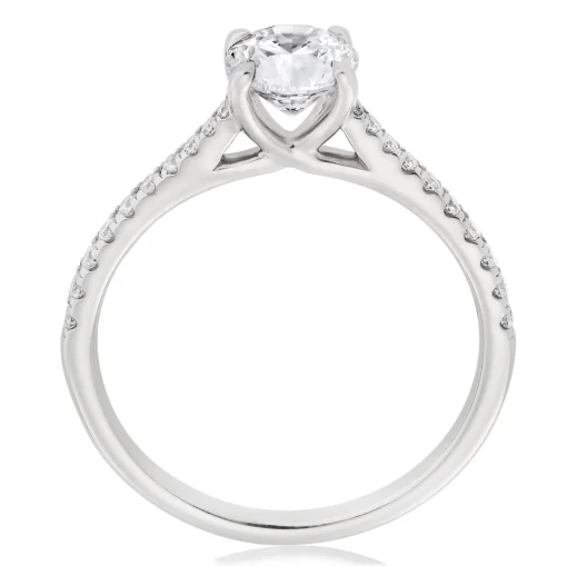 Beaverbrooks Once Platinum Diamond Solitaire Ring