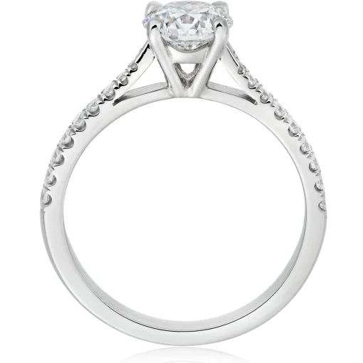 Beaverbrooks Once Platinum Diamond Solitaire Ring