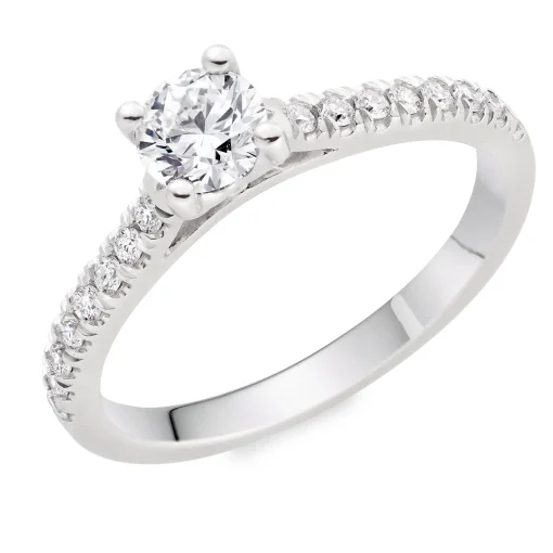 Beaverbrooks Platinum Diamond Solitaire Engagement Ring