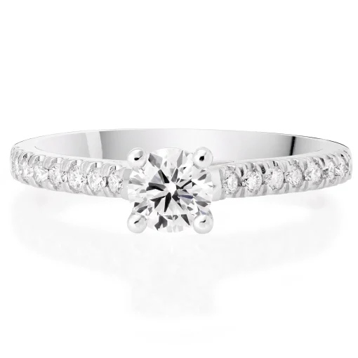 Beaverbrooks Platinum Diamond Solitaire Engagement Ring