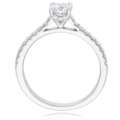 Beaverbrooks Platinum Diamond Solitaire Engagement Ring