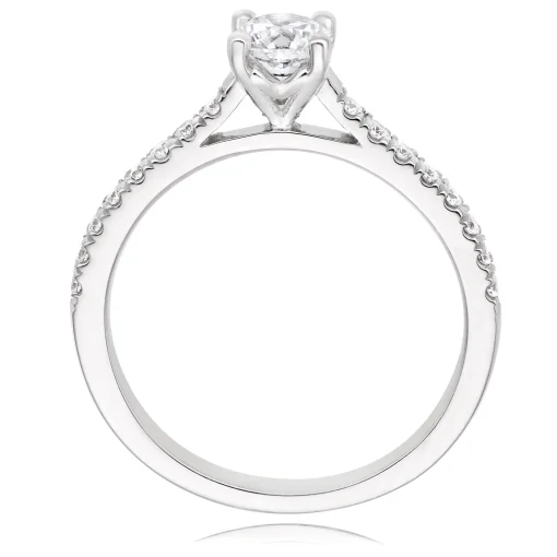 Beaverbrooks Platinum Diamond Solitaire Engagement Ring