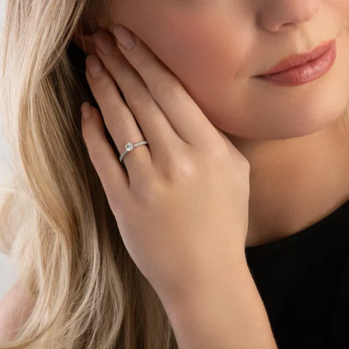 Beaverbrooks Platinum Diamond Solitaire Engagement Ring