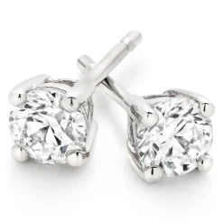 Beaverbrooks Platinum Diamond Stud Earrings