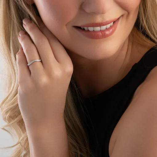 Beaverbrooks Platinum Diamond Shaped 1.8mm Wedding Ring