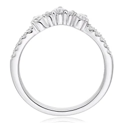 Beaverbrooks Platinum Diamond 2mm Wedding Ring