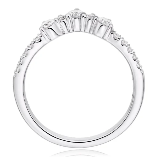 Beaverbrooks Platinum Diamond 2mm Wedding Ring