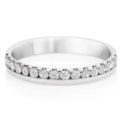 Beaverbrooks Platinum Diamond 3mm Wedding Ring