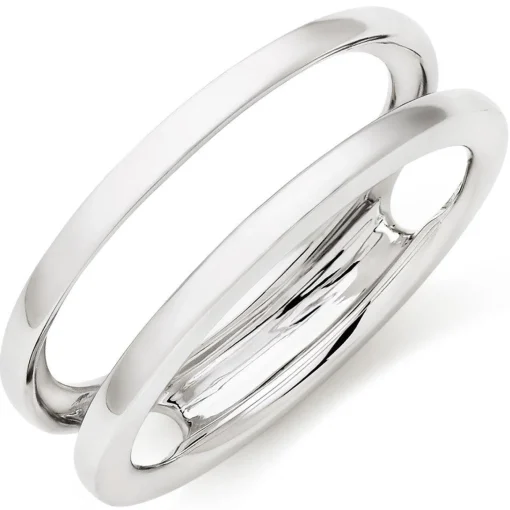 Beaverbrooks Platinum Diamond 5mm Silhouette Ring