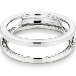 Beaverbrooks Platinum Diamond 5mm Silhouette Ring