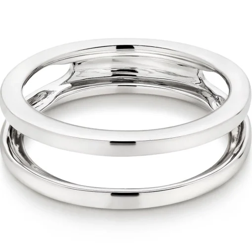 Beaverbrooks Platinum Diamond 5mm Silhouette Ring