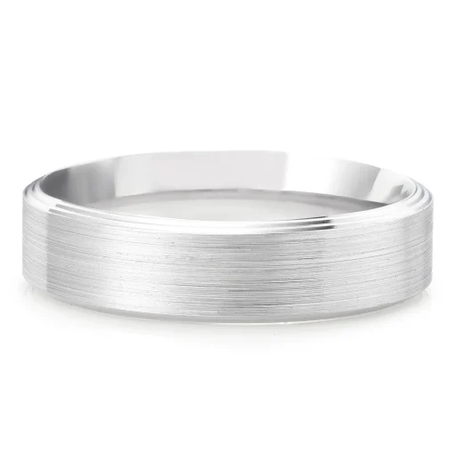 Beaverbrooks Platinum 6mm Men’s Wedding Ring