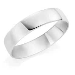 Beaverbrooks Platinum 5mm Men's Wedding Ring