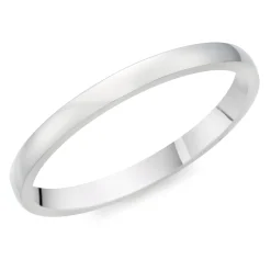 Beaverbrooks Platinum 2mm Wedding Ring