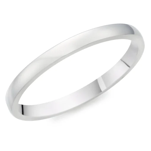 Beaverbrooks Platinum 2mm Wedding Ring