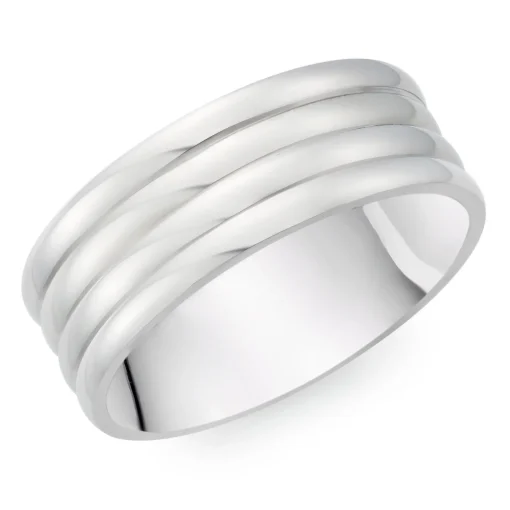Beaverbrooks Platinum 8mm Wedding Ring