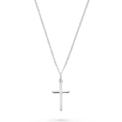 Beaverbrooks Silver Cross Pendant