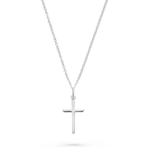 Beaverbrooks Silver Cross Pendant