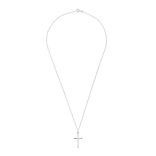 Beaverbrooks Silver Cross Pendant