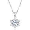 Beaverbrooks Silver Cubic Zirconia Pendant