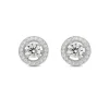 Beaverbrooks Silver Cubic Zirconia Stud Earrings