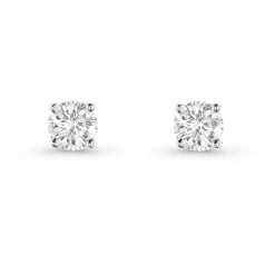 Beaverbrooks Silver Cubic Zirconia Stud Earrings