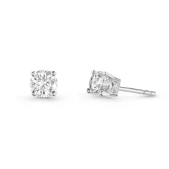 Beaverbrooks Silver Cubic Zirconia Stud Earrings