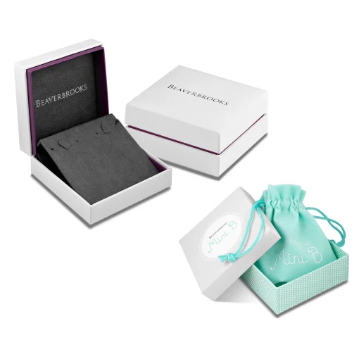 Beaverbrooks Silver Father and Son Curb Chain Set