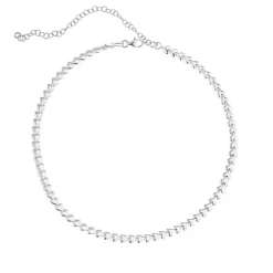 Beaverbrooks Silver Heart Necklace