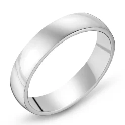 Beaverbrooks Silver 5mm Men's Ring
